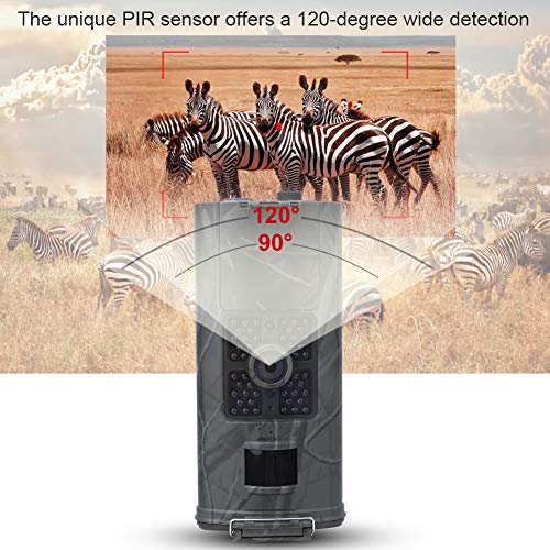 WYLZLIY-Home Wildkamera Jagdkamera Fotofalle Outdoor-Sicherheitsüberwachung Jagdkamera 1080P 16MP HC-700A… – Bild 7