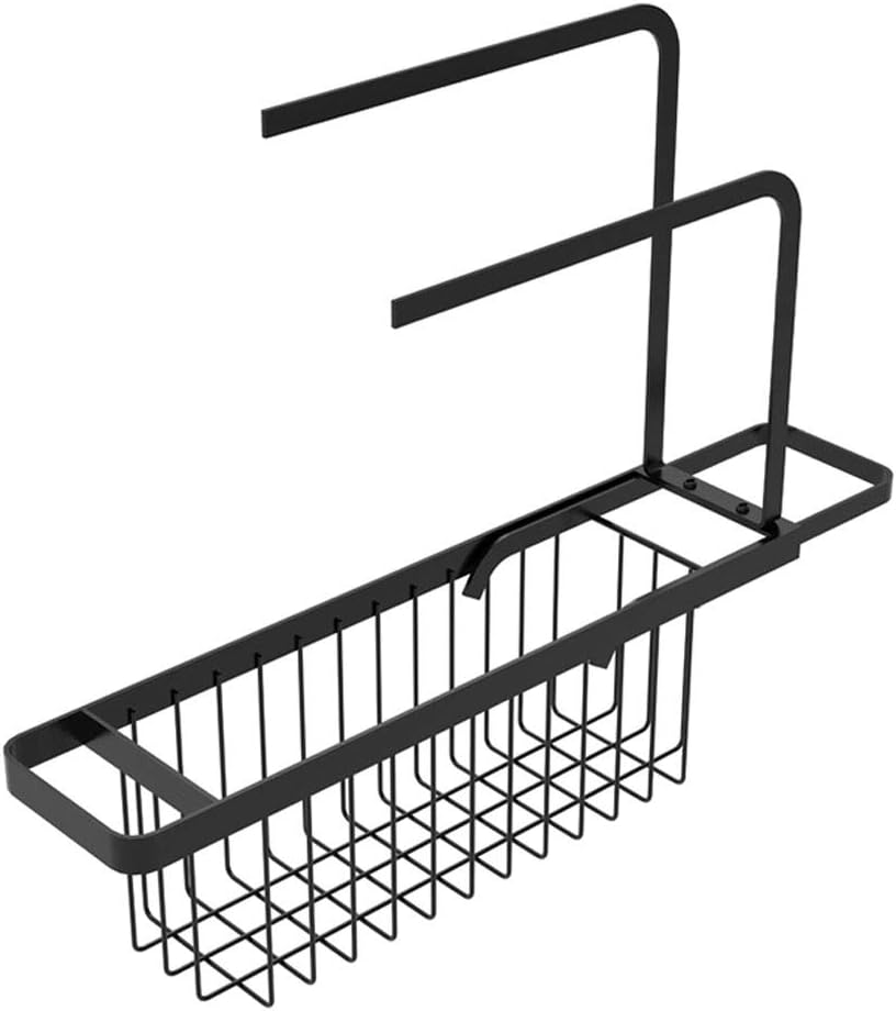 telescopic sink drain rack