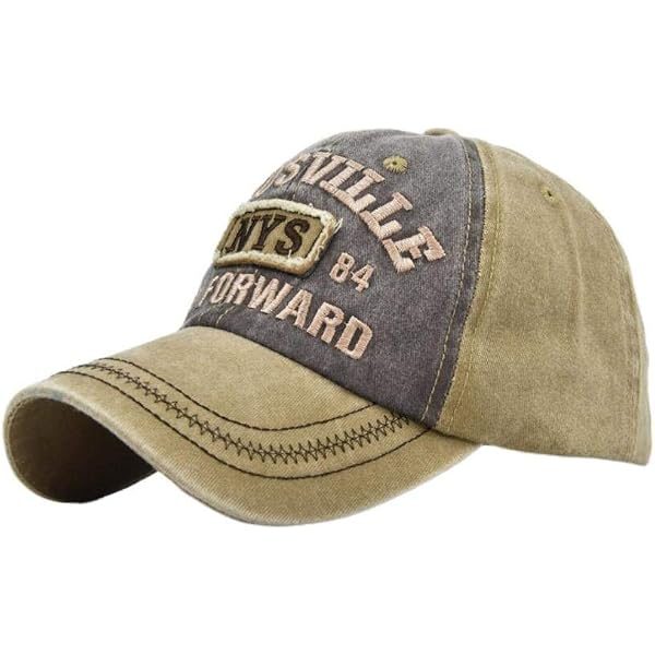 XibeiTrade Vintage Cotton Baseball Cap - Adjustable, Embroidered, For Men & Women (Black)