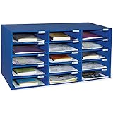 Pacon Classroom Keepers 15-Slot Mailbox, Blue (001308)