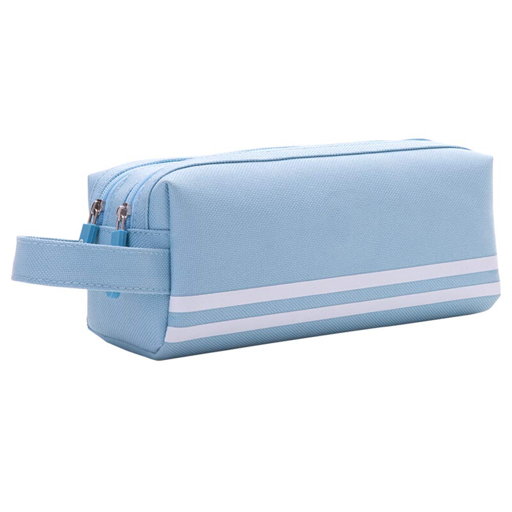 Pencil Case Large Capacity Pencil Case Blue BETOY Pen Bag Pencil Case 20cm for Children Teenager Student Storage of Stationery