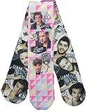 One Direction Socks THREE PAIRS Will Fit 8yrs up to Teen Two Styles Per Set