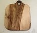 Large Handmade Square Ambrosia Maple Wood Cutting Board with Handle, All Natural Food Serving Board Solid Wood Charcuterie Board