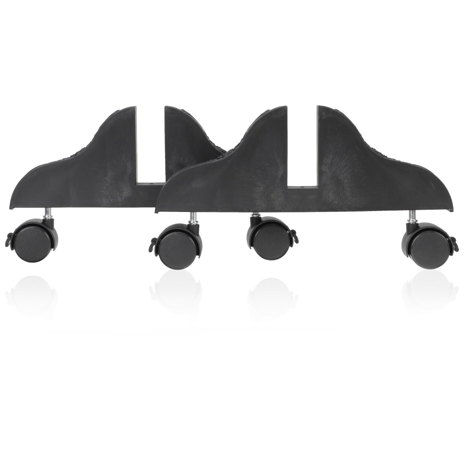 SEWACC 2pcs Partition Support Legs Kickstand Room Divider Bracket Partition Movable Wheel Folding Room Divider Room Divider Feet Accessories for Snow Blower Plastic Office Screen