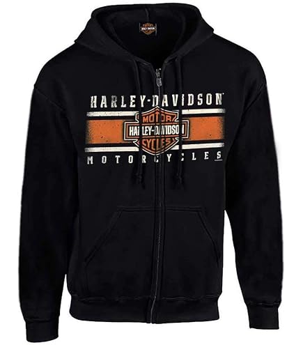 Amazon.com: Harley-Davidson Men's Traditional Zip-Up Hoodie