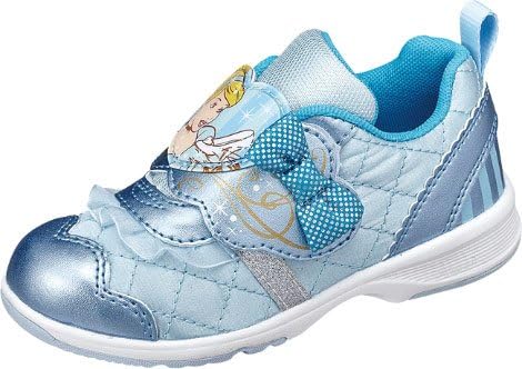 Amazon ディズニー プリンセスシリーズ ムーンスター キッズ スニーカー 女の子 Tmdnc12 16 0cm サックス シンデレラ ノーブランド品 運動靴 スニーカー