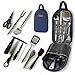 LIFE 2 GO 9-Piece Portable Camp Kitchen Utensil Organizer Set for Indoor or Outdoor-100% Stainless Cookware Kit is Perfect for Travel, Picnics, RVs, Camping, Hiking, BBQs, Parties, Potlucks and morethumb 3