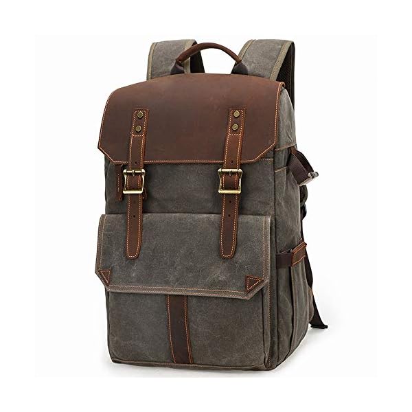 WHSS Fototasche/Outdoor-Rucksack mit großer Kapazität, Kameratasche, Schwarz – Bild 3