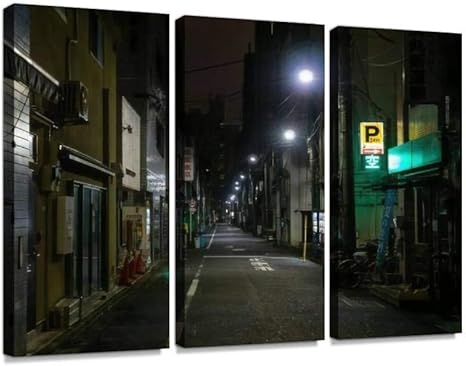 Amazon Co Jp 茅場町 夜 夜景 中央区 駅前 交通 都会 都市 東京 日本 風景 都市風景 首都圏 東京都 街 通勤 通学 住宅街 野外モダン アートボード 壁アート 壁掛け モダンアート 壁飾り木枠セット 壁芸術 新築祝い ホーム キッチン