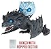 Funko Pop! Rides: Game of Thrones - Night King on Ice Viserion Dragon Vinyl Figure (Bundled with Pop Box Protector Case)