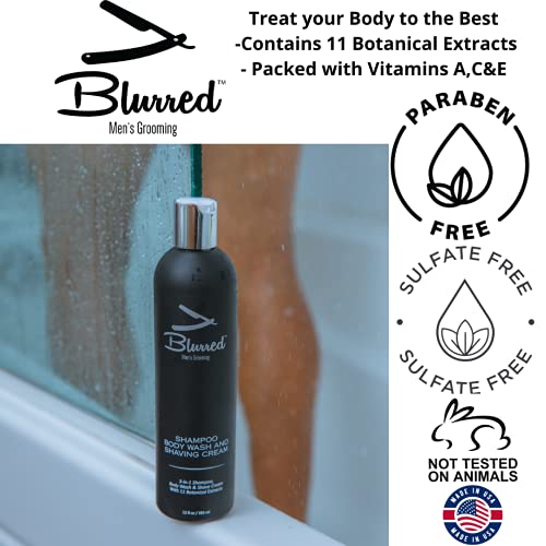 Blurred 3in1 Shampoo Body Wash & Shaving Cream11 Botanical Extracts