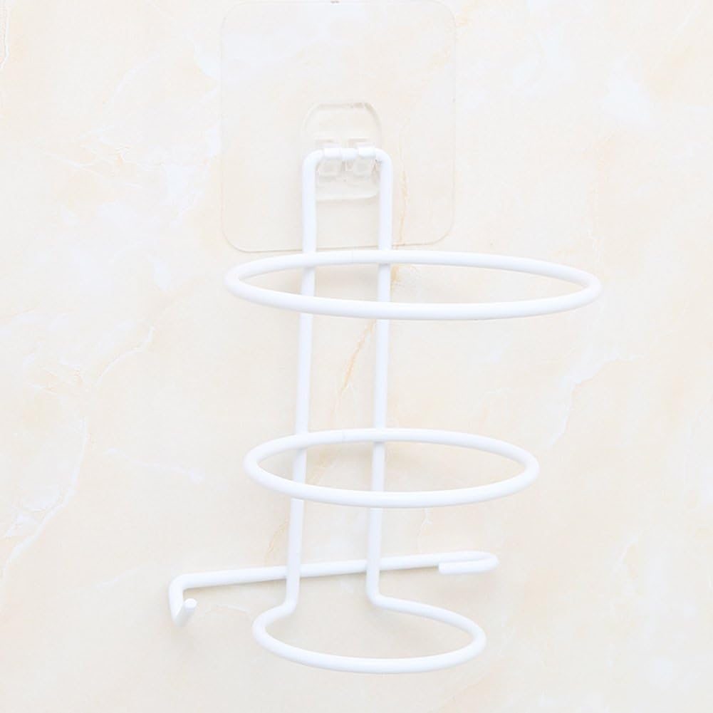 Hairdryer Racks Bathroom Hair Dryer Racks Toilet-Free Drilling Cylinder Holder Bathroom Home Storage Rack