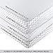 Pack N Play Portable Crib Sheet Set 100% Jersey Cotton Unisex for Baby Girl and Baby Boy by Ely's & Co. (Grey Chevron and Polka Dot)