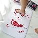 AOOK Homemade Bloody Shower Mat Bath Mat 23.5