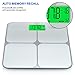 Smart Weigh Digital Body Weight Scale with Weight Tracking and Step-On Technology, 440 Pounds, Recognizes and Stores 8 Users [2017 Upgraded Version]