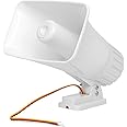 Outdoor Siren Speaker With 150 High Decibels, Security Horn, 12v Alarm System With Adjustable Angles for Increasing Sounds, for Home Security and Building Intercoms