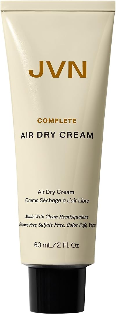 JVN No Heat Air Dry Cream 2oz Hair Styling Cream Sulfate Free