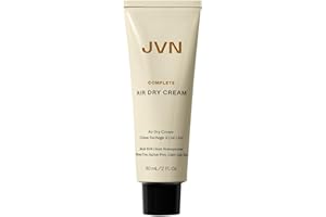 JVN Styling Cream, Air Dry, 2 Fluid Ounces, Frizzy Hair, Heat Protection, Sulfate and Silicone Free, Grapefruit Scent, Light Hold for All Hair Types, Textures