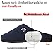 HomeIdeas Men's Coral Fleece Lining with High Density Memory Foam Classicism Slip-on Slipper (US Men's Size 11-12, Navy Blue