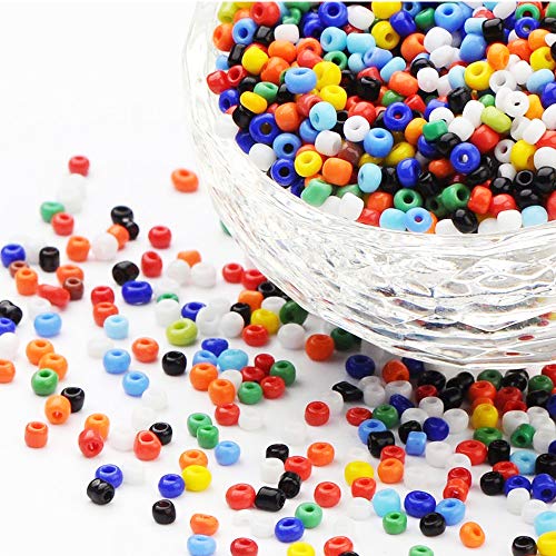 Seed Beads for Bracelets, Acrsikr 2mm Colored Small Glass Pony Beads for Bracelets Jewelry Making Crafts 24000 pcs (24 Color) - Thumbnail 2