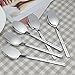 Saedy Stainless Steel Dessert Spoons, 6.7 Inches, 12-piece