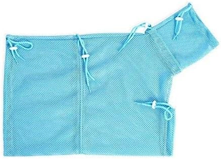 LHKJ Pet Cat Mesh Bag, Grooming Washing Bath Bag, Mesh Bag For Shower, Cleaning Ear, Medicine Feeding,Scratch-Resistant Bag, Fixed Bag Cat Bath Bag (Blue Bag)