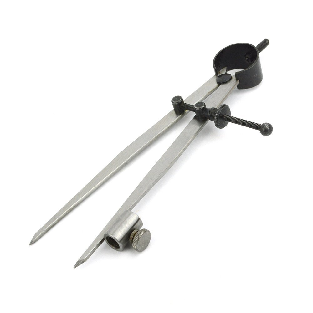 New 12" Precision Compass Pencil Holder/Spring Divider/Scriber