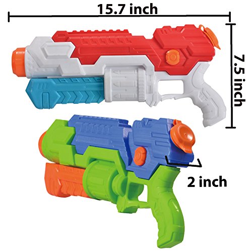 Joyin 2 Pack Water Gun for Kids, Super Water Blaster Large Capacity