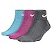 Nike Women's Cushioned 3-pack Quarter Socks, Medium