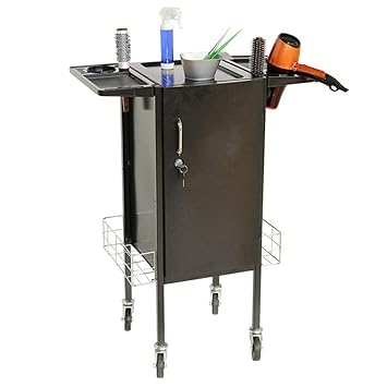 Amazon Com Fmezybeauty Hairdressing Cart Lockable Salon Trolley