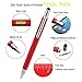 Monteverde USA 9-in-1 Tool Ballpoint Pen in Red – Multifunctional Pen with Stylus, Screwdrivers, Level, and Ruler – Exclusive Collection, Great Gift for Engineers