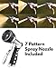 50 ft Expandable Garden Hose 5 piece BUNDLE. Strongest New 2017 TRIPLE Core Expanding Latex Technology, Brass Connectors. Includes Wall Mount, 7 pattern spray nozzle, storage bag, and 2-way Splitter.
