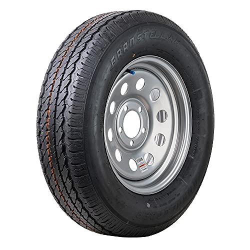 Gran Stellar Tire ST205/75R15 MODGREY (5x4.5) Bolt Circle Trailer