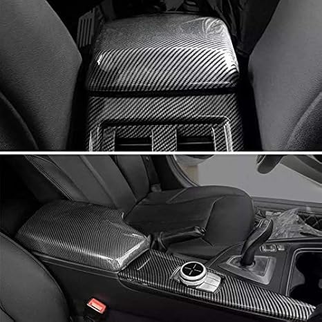 Riloer Revêtement intérieur en fibre de carbone pour Toy-ot-a RAV4 2019