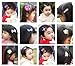 Bundle Monster 18pc Girl Baby Toddler Ribbon Bows Flowers Mixed Design Hair Clip