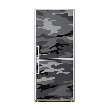XIAOMAN Cocina Nevera Pegatinas Camuflaje HD Refrigerador Puerta ...
