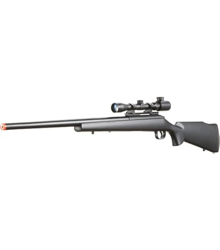 Amazon.com : Well MB01 Airsoft Sniper Rifle W/Scope and Bipod - OD