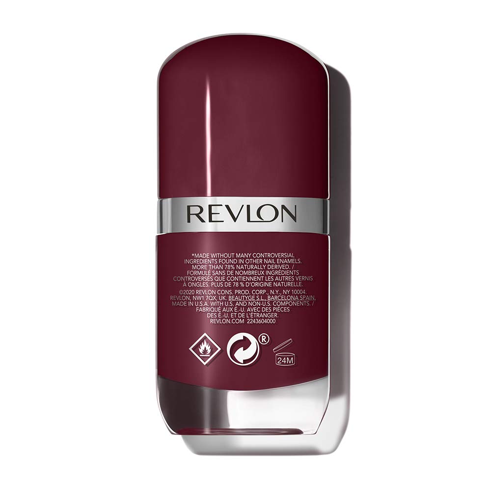 REVLON Ultra HD Snap Nail Color, Natural Rich Glossy Polish, 100% Vegan Formula, No Base or Top Coat Needed, 024 So Shady, 0.27 fl oz