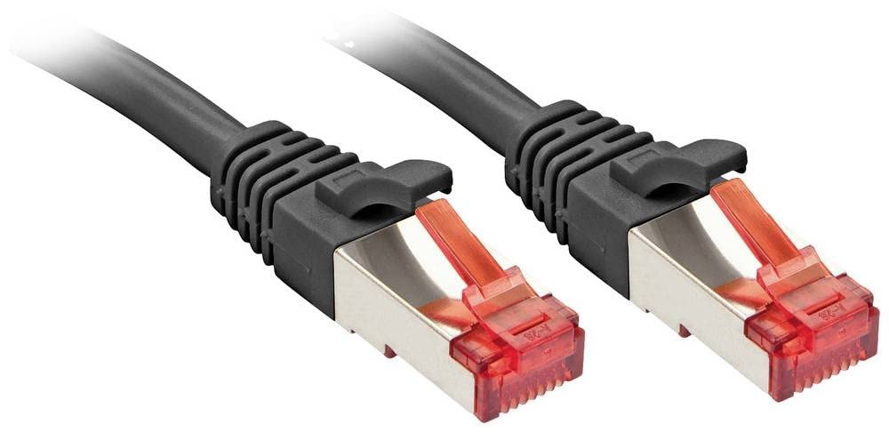 LINDY Network Cable 5 m Cat6 S/FTP (S-STP) RJ-45 RJ-45 Black