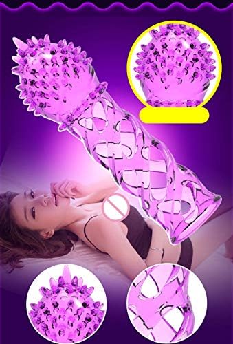 MoonPieee Pёns Sleeves Male C`hȁst-îty Device ÇÔç-K Ring Silicone Reusable Cõndoms Fetish Pёns Ring for Men Couples