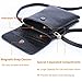 katloo Women Premium Vegan Leather Crossbody Bag Cellphone Wallet Purse with Shoulder Strap for iPhone X 8 7 Plus 6S/6 5S 5C Samsung Galaxy S8+ S7 S6 Edge S5 (Black)