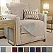 GORILLA GRIP Original Slip Resistant Chair Protector for Seat Width up to 23 Inch, Patent Pending Suede-Like Furniture Slipcover, 2 Inch Straps, Chairs Slip Cover Throw for Dogs, Pets, Armchair, Taupe