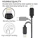 Lightning Cable, Basse 4 Pack [3FT 6FT 6FT 10FT] Nylon Braided Charging Cable Lightning to USB Charge Cord for iPhone X/8/8 Plus/7/7 Plus/6s Plus/6s/iPad/iPod and More (Black White)