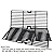 Hisencn Cast Iron Cooking Grid Grates Replacement for Charbroil Advantage 463343015, 463344015, 463344116, and Kenmore, Broil King Gas Grill Models, G467-0002-W1, 16 15/16"