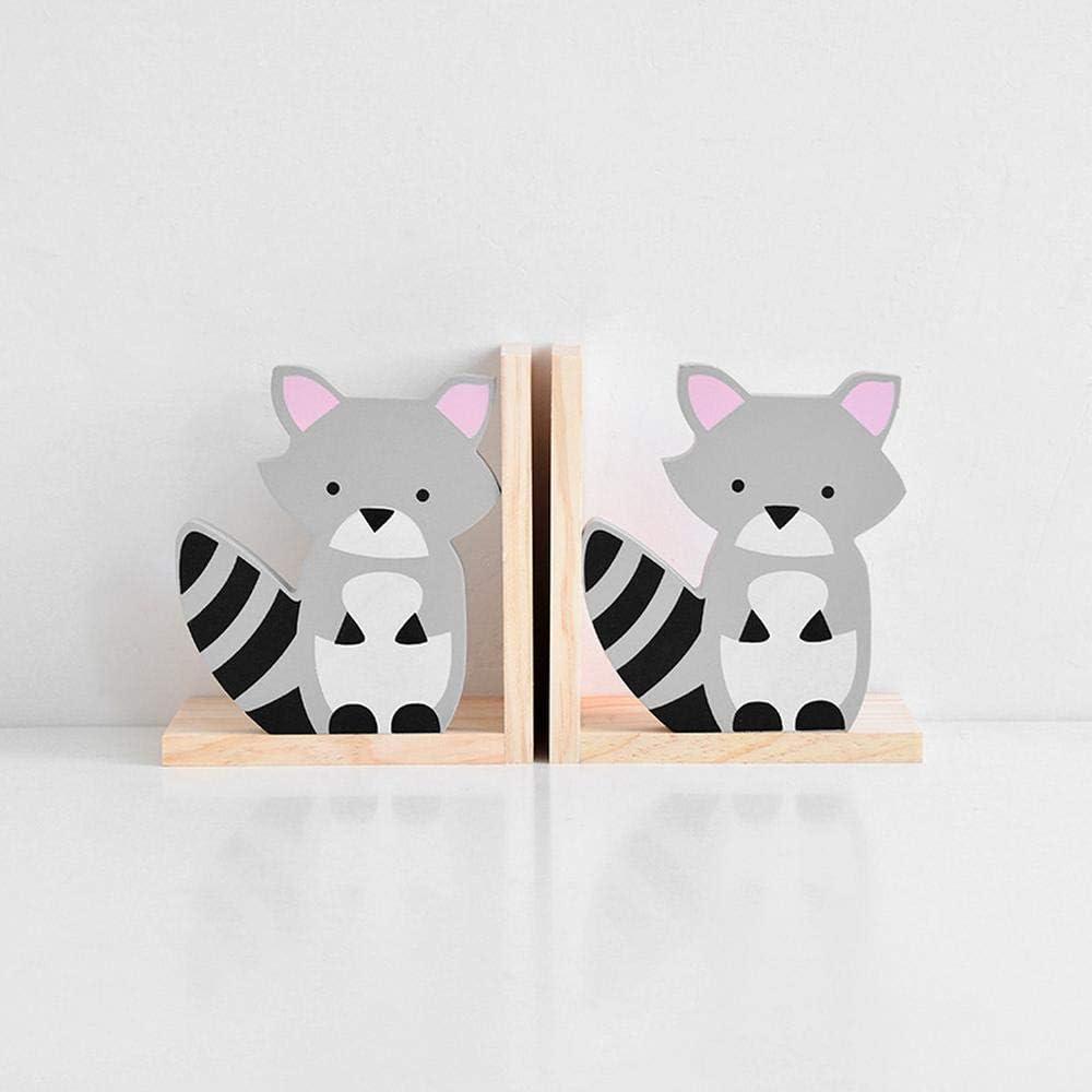 Bookends Cartoon Cute Creative Little Raccoon Fashion Nonskid Art