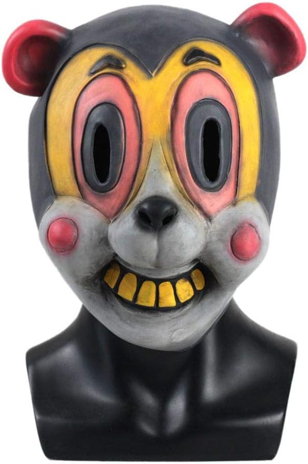 whenear The Umbrella Academy Hazel Cha Cha Mask Costume Cosplay Party Mask Halloween Cosplay Helmet Headgear Prop