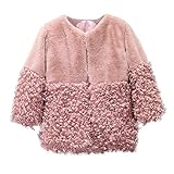 Lurryly Baby Girls Boys Kids Long Sleeve Coat Fur