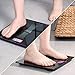 CLOFY High Accuracy Digital Body Weight Bathroom Scale with Tempered Glass Platform, Weight Scale 31st/200kg/440lb Capacity Step-On Technology LCD Backlight Display