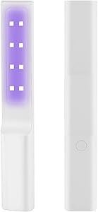 Handheld 4W UV Germicidal Light Wand,2020 New Ultraviolet Germicidal Sanitizer Light Wand, Portable Wireless 99% Efficient Home Office Germicidal Lamp (8 LED)