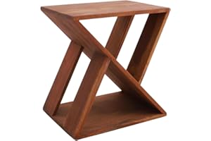 NORDIC STYLE TEAK Wood Shower and Spa Bench with Shelf, Indoor and Outdoor Use (Slatted Design)